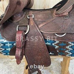 16 Barefoot Missoula Nut Treeless Western Saddle