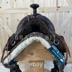 16 Barefoot Missoula Nut Treeless Western Saddle