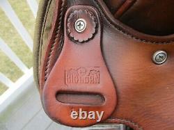 16'' Big Horn #110 Brown Roping Roper Western Saddle Qh Bars