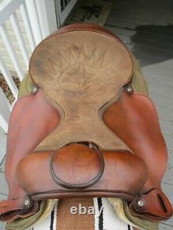 16'' Big Horn #110 Brown Roping Roper Western Saddle Qh Bars