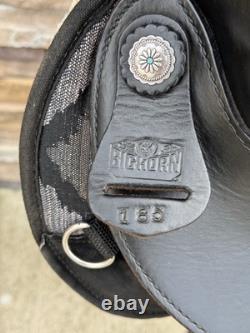 16 Big Horn #185, Light Weight Western Trail Horse Saddle, Navajo, Clean