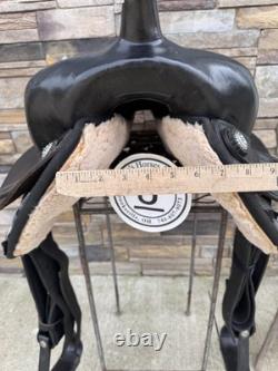 16 Big Horn #185, Light Weight Western Trail Horse Saddle, Navajo, Clean