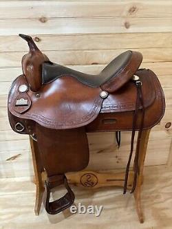 16 Big Horn Flex Western Trail Saddle Model 1653