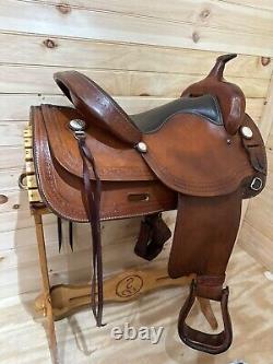 16 Big Horn Flex Western Trail Saddle Model 1653