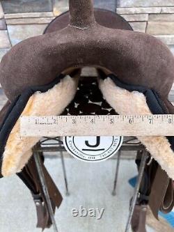 16 Big Horn Western Saddle Lightweight Saddle, Brown, Trail, Clean! #503