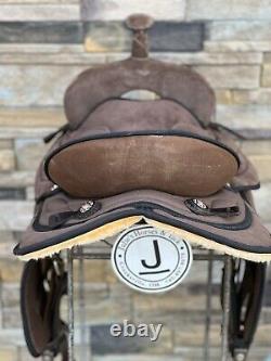 16 Big Horn Western Saddle Lightweight Saddle, Brown, Trail, Clean! #503