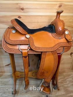 16 Billy Cook Maker Bowman Team Roper Sulphur, OK Western Saddle 2122