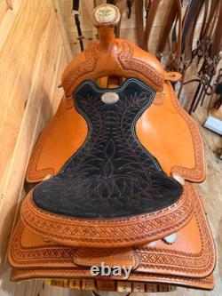 16 Billy Cook Maker Bowman Team Roper Sulphur, OK Western Saddle 2122