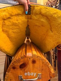 16 Billy Cook Maker Bowman Team Roper Sulphur, OK Western Saddle 2122