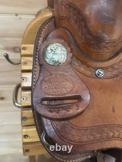 16 Billy Cook Maker Sulphur, OK Western Trail Saddle Model 1785