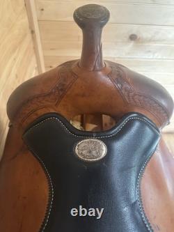 16 Billy Cook Maker Sulphur, OK Western Trail Saddle Model 1785