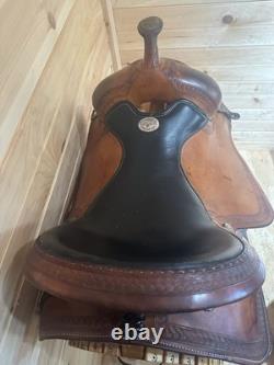 16 Billy Cook Maker Sulphur, OK Western Trail Saddle Model 1785