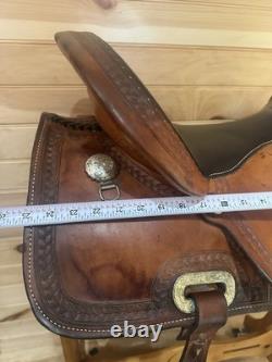 16 Billy Cook Maker Sulphur, OK Western Trail Saddle Model 1785