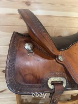 16 Billy Cook Maker Sulphur, OK Western Trail Saddle Model 1785