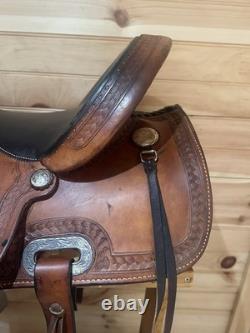 16 Billy Cook Maker Sulphur, OK Western Trail Saddle Model 1785
