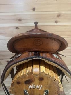16 Billy Cook Maker Sulphur, OK Western Trail Saddle Model 1785