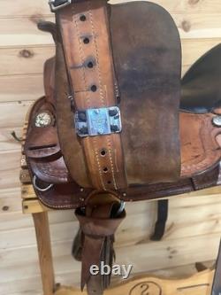 16 Billy Cook Maker Sulphur, OK Western Trail Saddle Model 1785