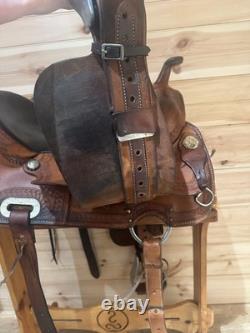 16 Billy Cook Maker Sulphur, OK Western Trail Saddle Model 1785