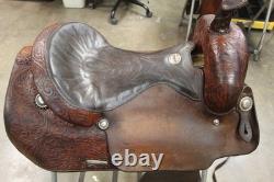 16 Billy Cook Original Western Trail Saddle Greenville Texas (02RIE26CA)