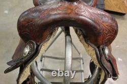 16 Billy Cook Original Western Trail Saddle Greenville Texas (02RIE26CA)
