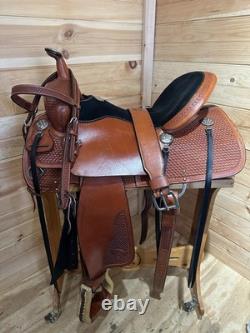 16 Billy Cook Original Western Trail Saddle Model 1536 Sulphur, OK (2024)