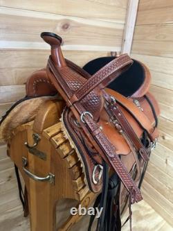 16 Billy Cook Original Western Trail Saddle Model 1536 Sulphur, OK (2024)