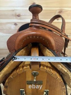 16 Billy Cook Original Western Trail Saddle Model 1536 Sulphur, OK (2024)