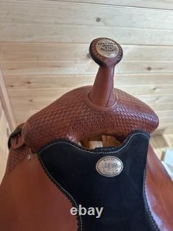16 Billy Cook Original Western Trail Saddle Model 1536 Sulphur, OK (2024)