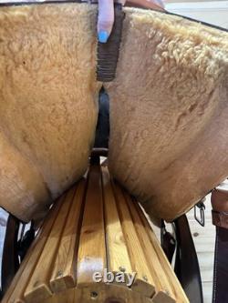 16 Billy Cook Original Western Trail Saddle Model 1536 Sulphur, OK (2024)