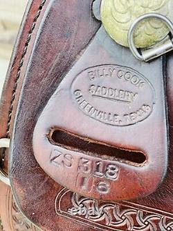 16 Billy Cook Saddle- All Around, Western, Ranch, Working Saddle, Trail