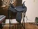 16 Black Abetta Western Horse Saddle With 7 Gullet And Fqhb
