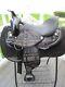 16'' Black Aztec Abetta Original Western Saddle Qh Bars