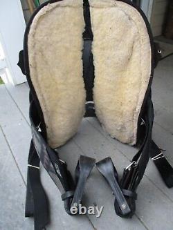 16'' Black Aztec abetta Original Western saddle QH BARS