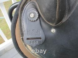 16'' Black Big Horn # 105 Western Barrel/ Trail saddle QH BARS LEATHER/CORDURA