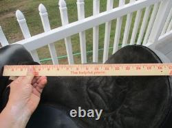 16'' Black Big Horn # 105 Western Barrel/ Trail saddle QH BARS LEATHER/CORDURA