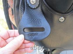 16'' Black Big Horn Roper #109 Western saddle QH BAR LEATHER /CORDURA USA