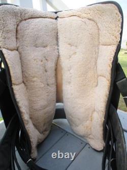 16'' Black Big Horn Roper #109 Western saddle QH BAR LEATHER /CORDURA USA