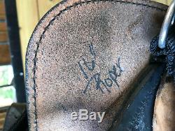 16 Black Fabtron Synthetic Cordura Lightweight Western Roper Trail Saddle FQHB