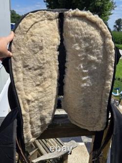 16 Black Synthetic Abetta Western Saddle