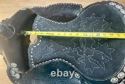 16 Black Western Parade/Trail Saddle