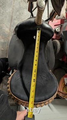 16 Black Western Saddle