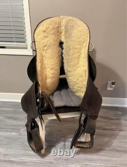 16 Black Western Saddle