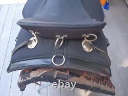 16'' Black abetta PATHFINDER Western Trail saddle FULL QH BARS