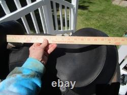 16'' Black abetta Western Trail saddle Regular QH BARS HIGH CANTLE