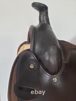 16'' Brown Big Horn #210 Western Roping saddle FQH