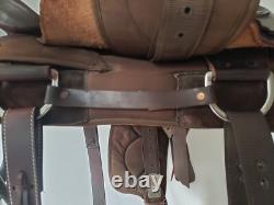 16'' Brown Big Horn #210 Western Roping saddle FQH