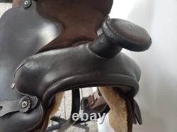 16'' Brown Big Horn #210 Western Roping saddle FQH