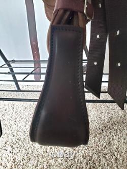 16'' Brown Big Horn #210 Western Roping saddle FQH