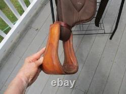 16'' Brown Big Horn Roper #111 Western saddle QH BARS LEATHER /CORDURA USA