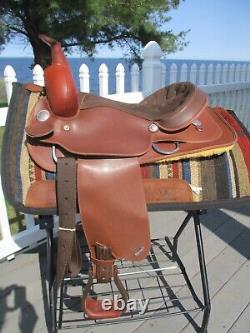 16'' Brown Wintec Western trail saddle QH BARS